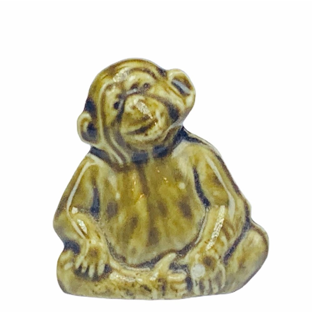 Monkey figurine Wade whimsies whimsy England vtg